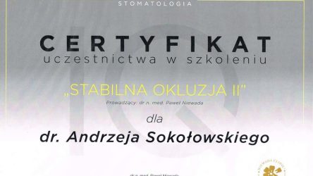 Andrzej Sokołowski Certyfikat (3)