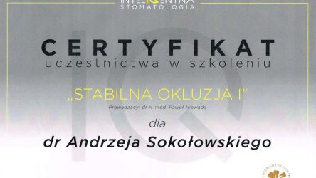 Andrzej Sokołowski Certyfikat (7)