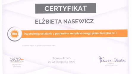 Elżbieta Nasewicz - cert1 - psychologia