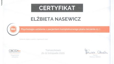 Elżbieta Nasewicz - certyfikat201