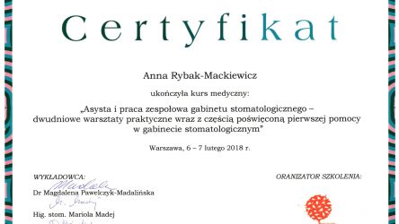 Anna Rybak-Mackiewicz - cert__