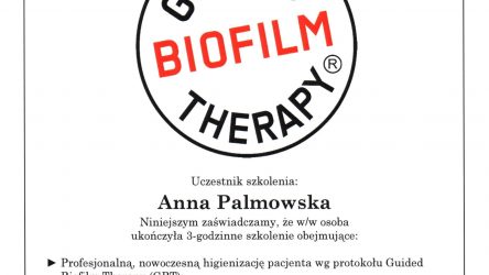 Anna Palmowska - cert SDA