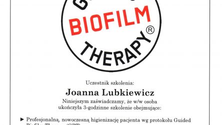 Joann Lubkiewicz - cert